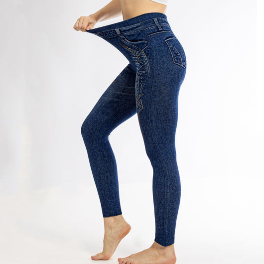 Leggins de Algodón Elasticidad Cuádruple con Control de Abdomen - Image 20