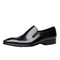 Zapatos de Cuero Formal para Hombre con Punta Afilada y Pedal