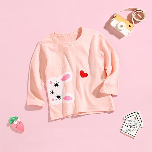 Camiseta Infantil de Algodón Puro con Manga Larga - Image 11