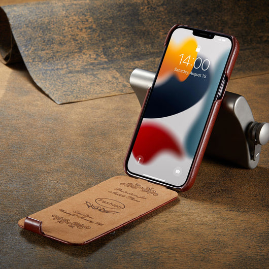 Funda de Cuero Abatible para Móvil con Protección Total - Image 14