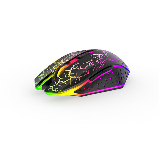Ratón Gaming Inalámbrico Dual Mode 2.4GHz Recargable con Luz LED Respirable - Image 3