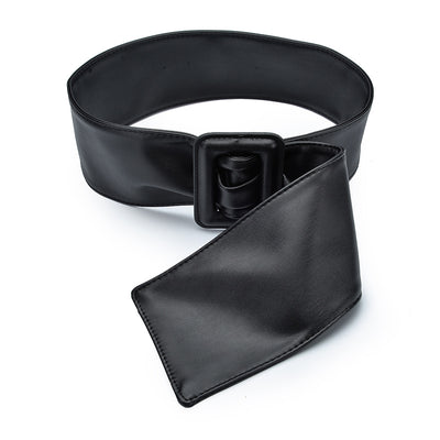 Cinturón Ancho Decorativo para Mujer con Hebilla de Cuero y Bolsa - Image 3