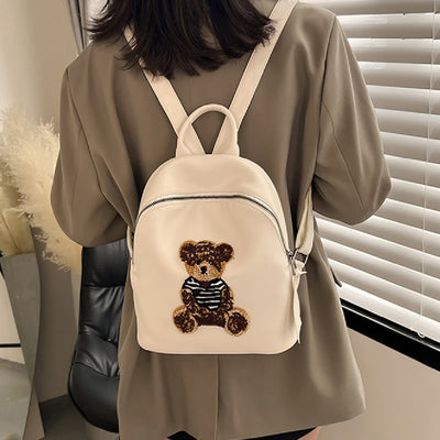 Mochila de Cuero PU de Gran Capacidad para Mujer
