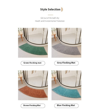Tapete Curvo para Baño Absorbente Antideslizante Lavable - Image 9