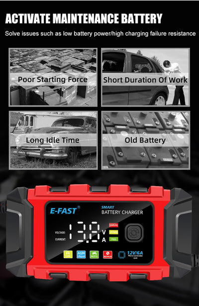 Cargador de Batería LiFePO4 12V para Vehículos Automotrices - Image 9