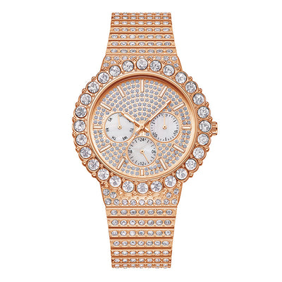 Reloj Hip Hop Urbano con Correa de Acero y Hebilla Mariposa - Image 4