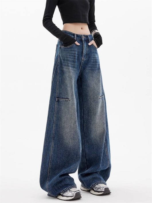 Pantalón Ancho Largo Holgado con Diseño de Guadaña - Image 10