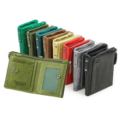 Billetera Compacta de Cuero Genuino para Hombre - Image 4