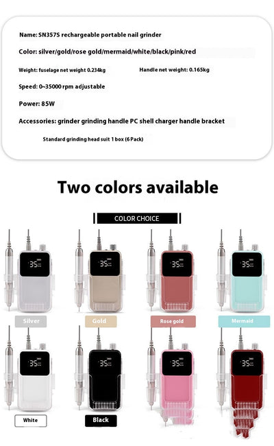 Pulidora de Uñas Inalámbrica Recargable Portátil - Image 8