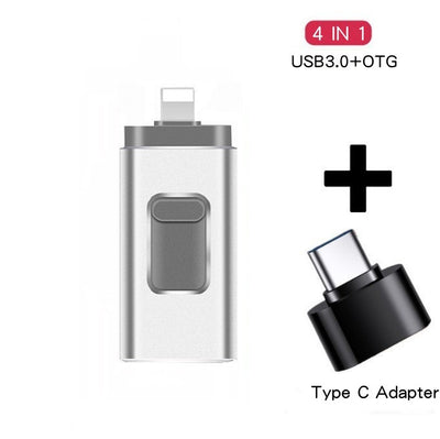 Pendrive Multifuncional 4 en 1 para Móvil - Metal Premium - Image 13