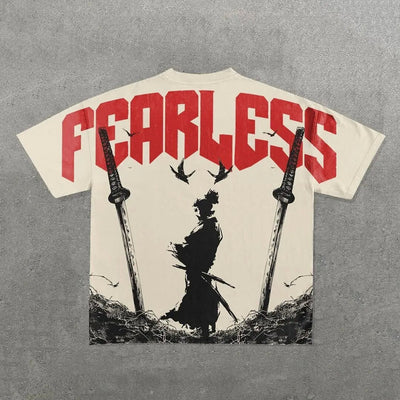 Camiseta Retro Holgada para Mujer con Estampado Gráfico de Algodón - Image 4