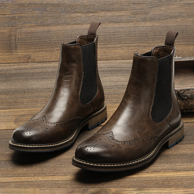 Botas Chelsea Vintage Reformadas para Hombre - Image 14