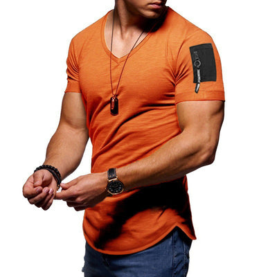 Camiseta manga corta con cierre en hombro - Image 10
