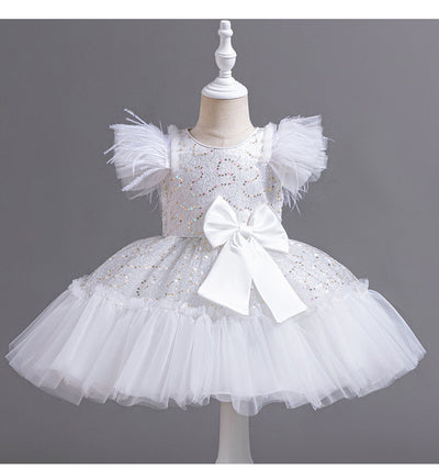 Vestido de Fiesta Infantil con Falda Tul Flores - Colección Verano - Image 30
