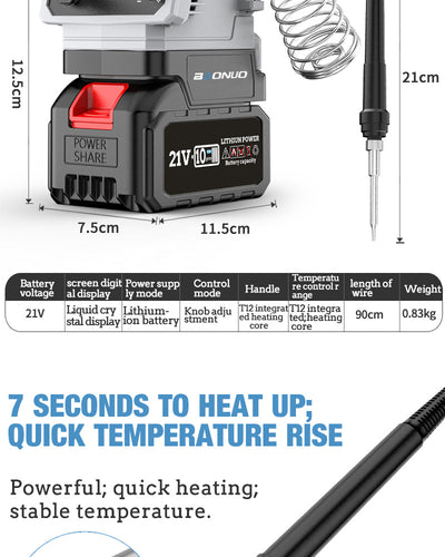 Pistola de Soldadura Eléctrica con Batería de Litio - Soldador Rápido Profesional - Image 9