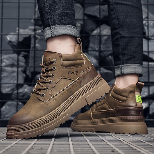 Botas Altas Estilo Británico para Hombre con Suela Reforzada - Image 14