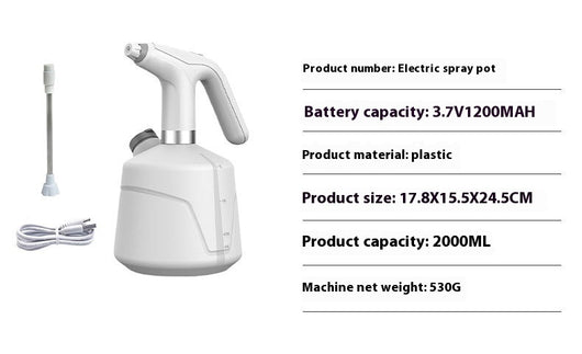 Regadera Eléctrica Automática 2L con Nebulizador - Image 8