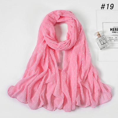 Pañuelo Chiffón Puro Color Perla para Mujer - Image 19