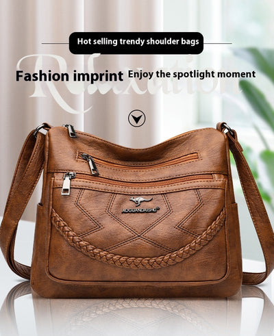 Bolso de Hombro de Cuero Suave para Mujer - Capacidad Extra Grande - Image 11