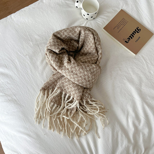Cuello Térmico con Patrón de Borlas para Mujer - Image 15