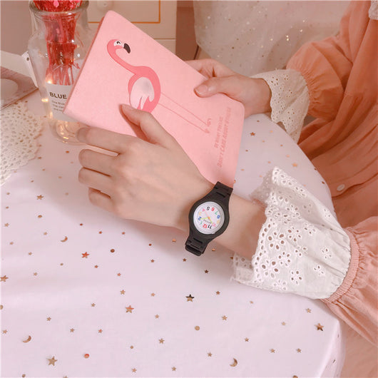 Reloj de Colores Pastel Estilo Kawaii Japonés - Image 6