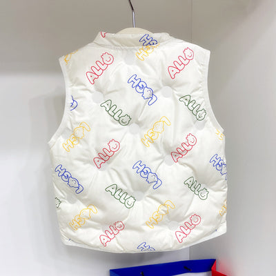Chaleco Acolchado Infantil con Letras Estampadas - Image 3