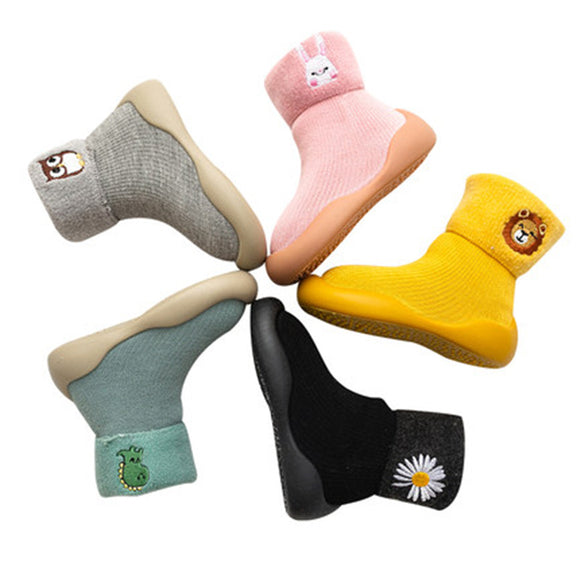 Calcetines Térmicos Antideslizantes para Niños - Invierno Cálido y Seguro