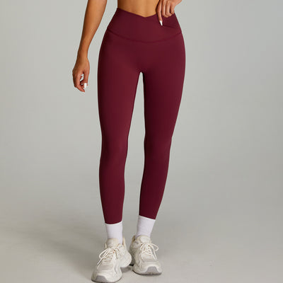 Pantalones Deportivos Cintura Alta Efecto Desnudo Mujer - Secado Rápido y Ajuste Perfecto - Image 7