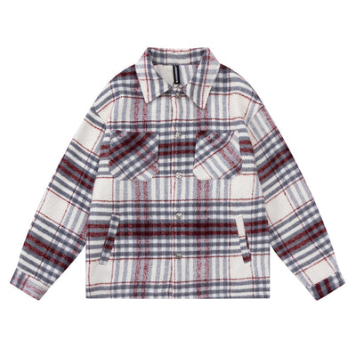 Chaqueta Acolchada de Cuadros para Hombre - Otoño e Invierno - Image 5
