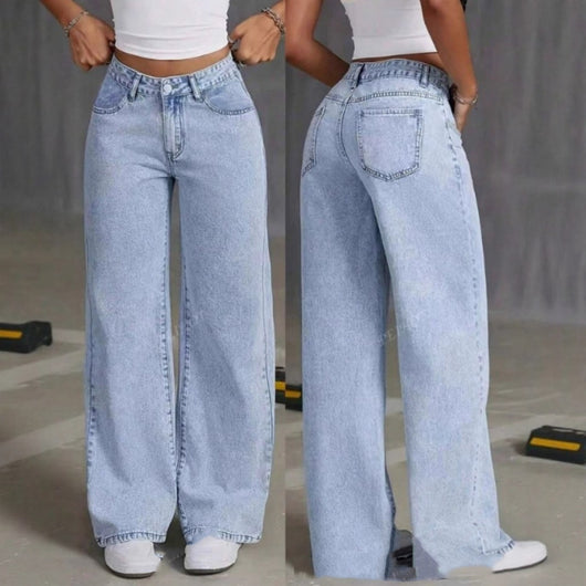 Jeans Rectos de Cintura Alta Estilo Dulce y Picante para Mujer - Image 9