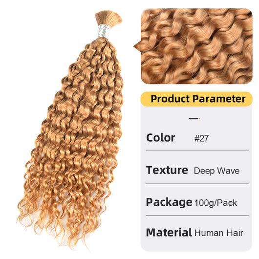 Extensiones de Cabello Ondas Profundas a Granel para Mujeres - Image 15