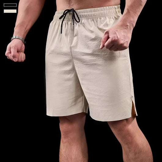 Shorts Deportivos Hombre Seda Helada Transpirable Secado Rápido