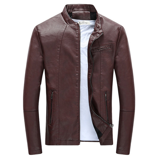 Chaqueta de Cuero para Hombre con Forro Polar - Image 8