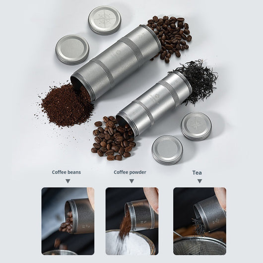 Cafetera Outdoor CC-50-H de Aluminio con Depósito Multicapa para Granos de Café - Image 3