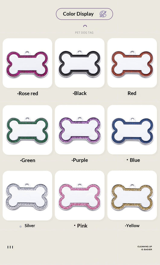 Placa de Identificación para Perros en Aleación de Zinc con Acabado Metalizado - Image 23