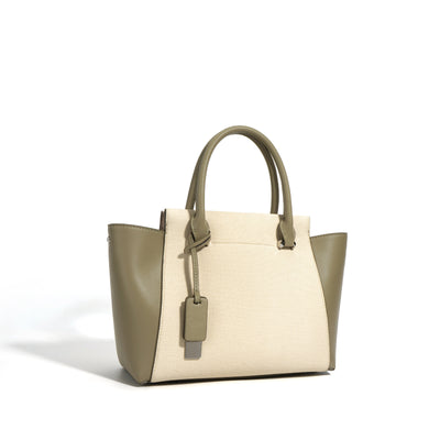 Bolso Tote de Cuero Genuino Gran Capacidad - Estilo Minimalista Versátil - Image 7