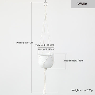 Macetero Colgante de Hierro Artístico para Decoración del Hogar - Image 5