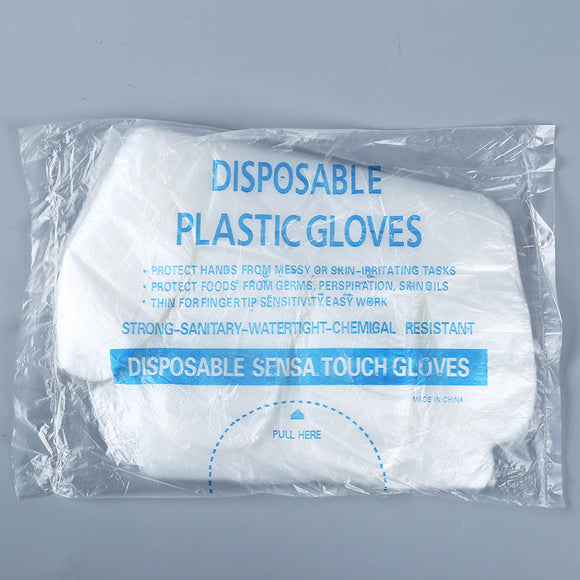 Guantes Desechables de Plástico PE Transparentes para Alimentos y Servicios Profesionales
