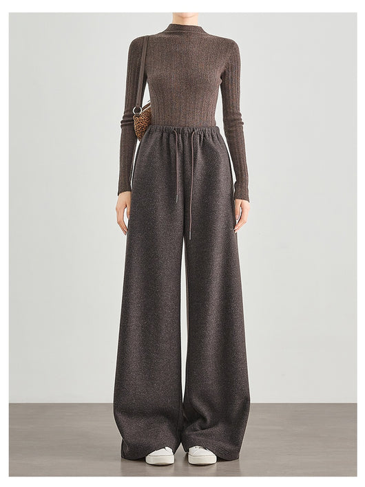 Pantalones de Jogger en Tweed Estampado - Mezcla de Lana Confortable - Image 8