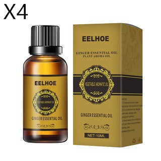 EELHOE Ginger Essential Oil 10ml bottle and box, a plant aroma and vegetable aromatic oil for massage or humidifier. - Image 8