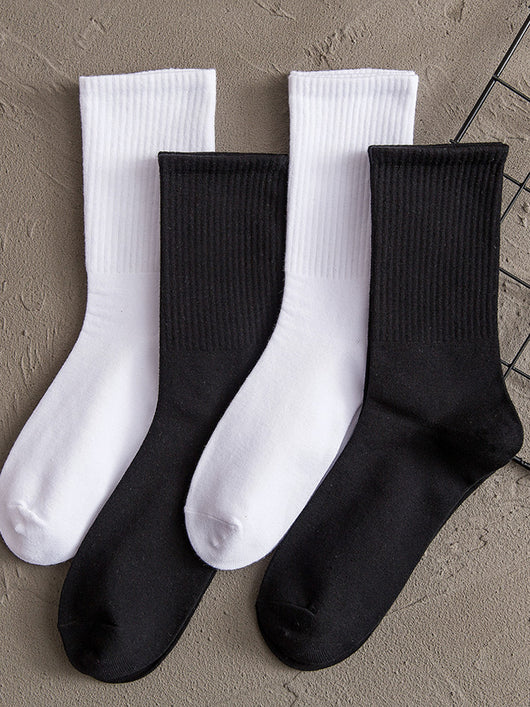 Calcetines Deportivos de Baloncesto Transpirables Largo Medio