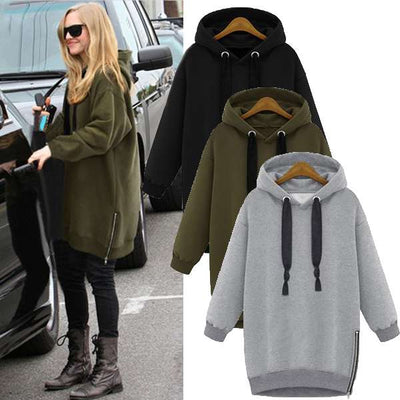 Sudadera Mujer con Capucha Suelta y Manga Larga - Image 16