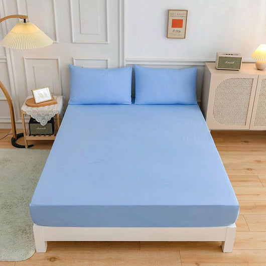 Juego de Sábanas de Algodón para Estudiantes - Sábana Ajustable y Funda de Almohada - Image 5