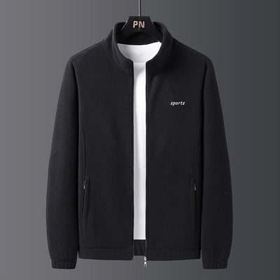 Chaqueta Acolchada de Terciopelo para Hombre Talla Grande - Image 20