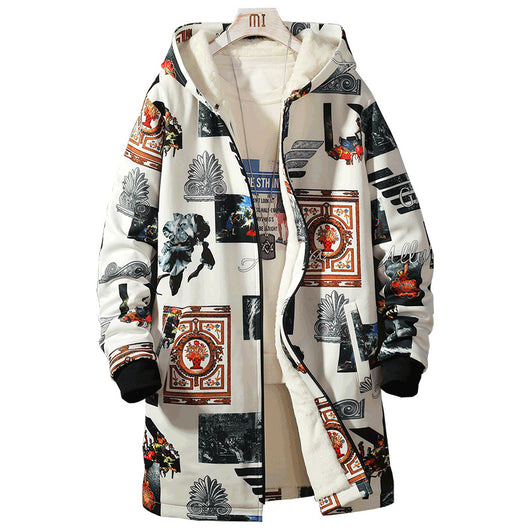 Gabardina Estudiantil con Capucha - Abrigo Midi Versátil - Image 10