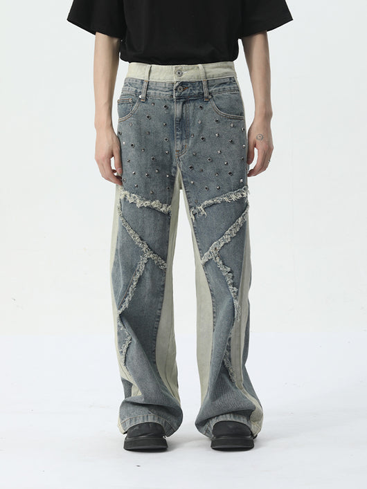 Jeans de Moda Masculina Tendencia Personalidad - Image 10
