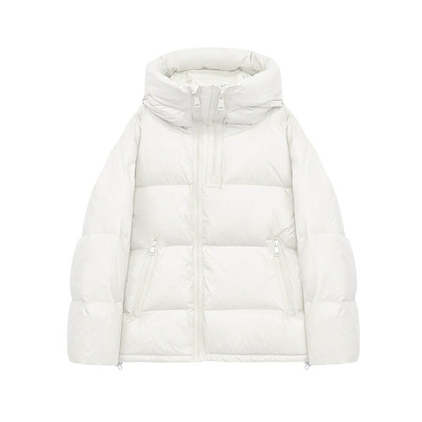 Chaqueta de Plumón Blanco Estilo Coreano