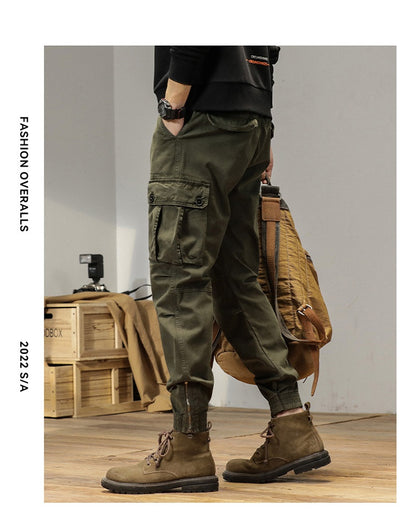 Overol Suelto Retro con Ajuste en Tobillo - Estilo Casual Versátil - Image 12