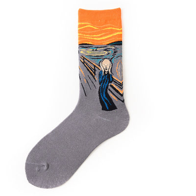 Calcetines Retro con Arte Abstracto Inspirado en Van Gogh - Image 16