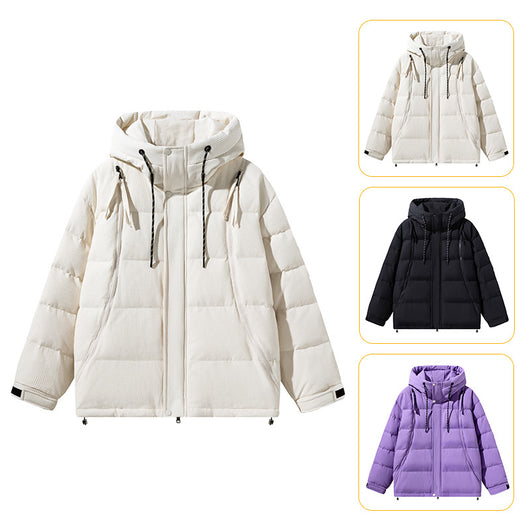Chaqueta de Plumón de Pato 90% Blanca - Estilo Casual Unisex - Image 6